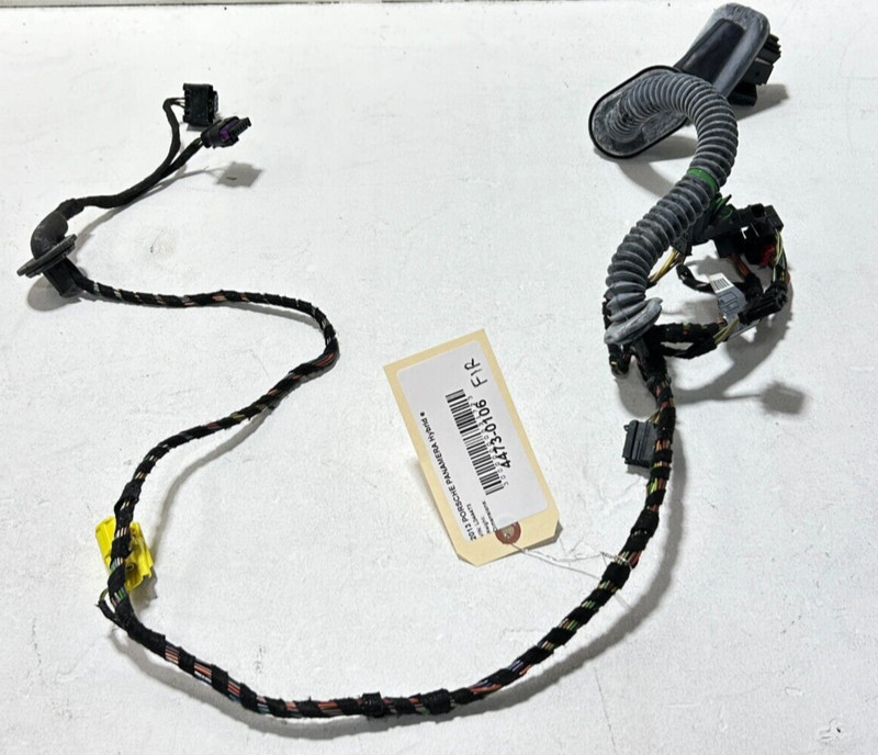 2014 PORSCHE PANAMERA S HYBRID WIRING HARNESS WIRE FRONT RIGHT DOOR OEM