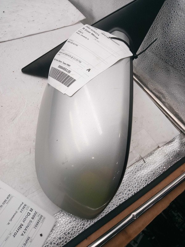 2009 Hyundai Sonata Right Silver Door Mirror Assembly - Used, OEM Quality