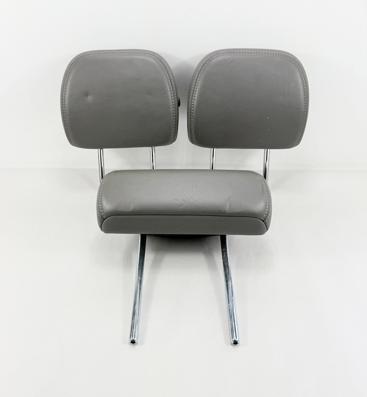 2007-2011 Honda CR-V CRV Rear Seat Headrests Set of 3 Gray Leather OEM Genuine