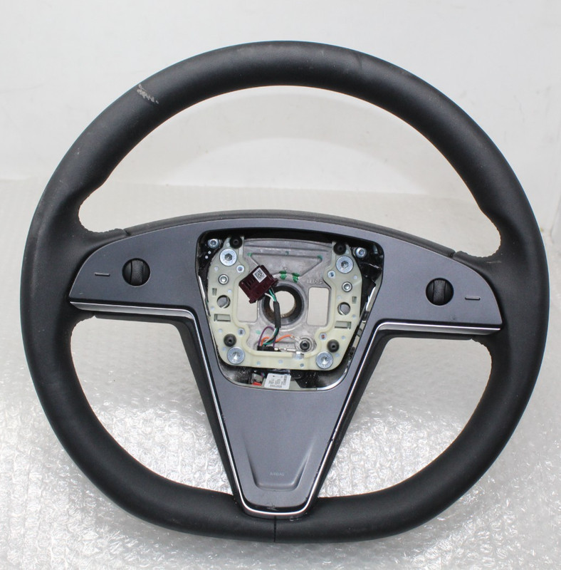 Genuine Tesla 2021-24 Model X S Plaid Style Steering Wheel OEM 1965073-00-E OEM