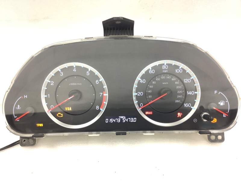 2010 Accord 2Dr V6 EXL 6MT Instrument Cluster Speedo Tacho Meter Gauges 15k OEM