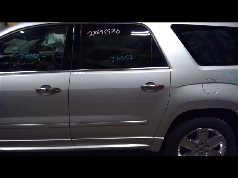 Driver Rear Side Door VIN J 11th Digit Limited Silver Fits 07-17 ACADIA 770237