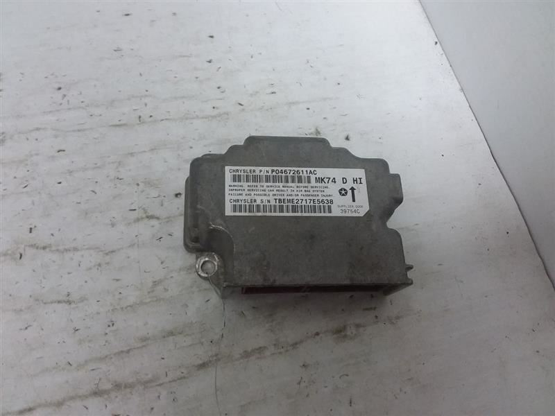 SRS Control Module Under Center Console Fits 08-09 PATRIOT 04672611AC