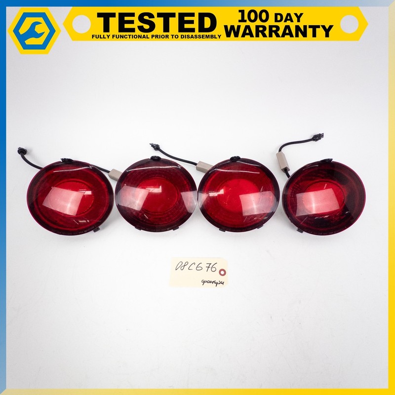 05-13 CHEVROLET CORVETTE C6 REAR LEFT RIGHT INNER OUTER TAIL LIGHT ASSEMBLY OEM