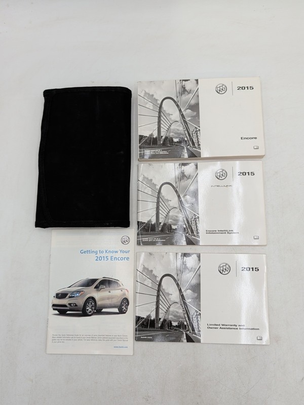 2015 Buick Encore Owners Manual Set w/ Case & Navigation System Guide