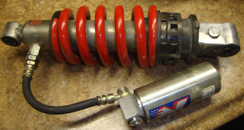99 Honda CBR600F4 CBR 600 F4 CBR600 Rear Center Mono Shock Suspension Showa Red