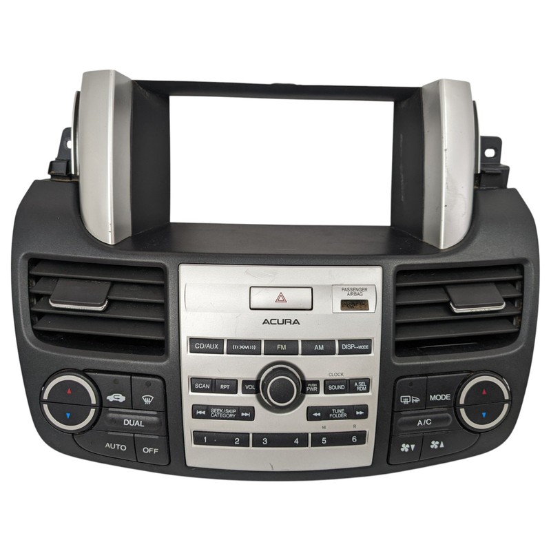 2007-2012 Acura RDX Radio Face Climate Control Display Screen Bezel Air Vent OEM