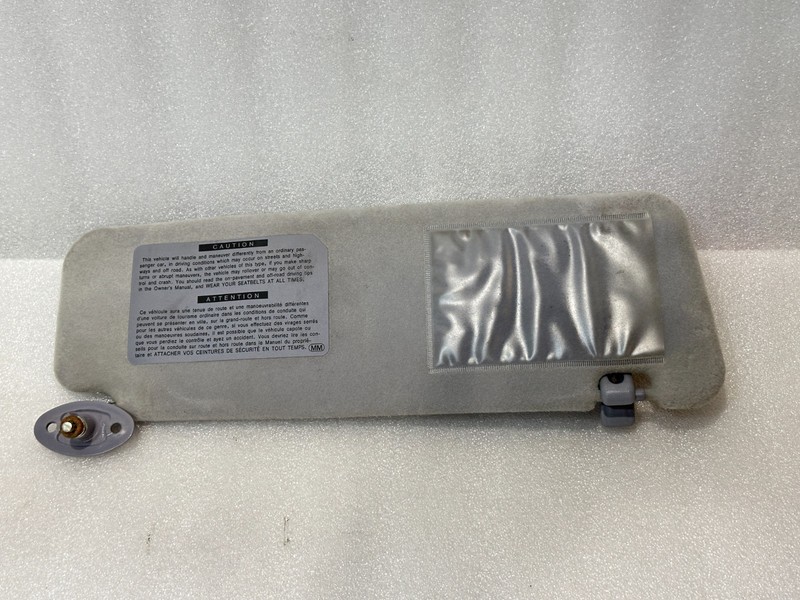 1996-2002 Toyota 4Runner Driver Left Side Sun Visor Blue/Gray Vinyl
