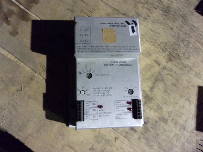 Veris H-6000 KW/KWH Transducer *FREE SHIPPING*