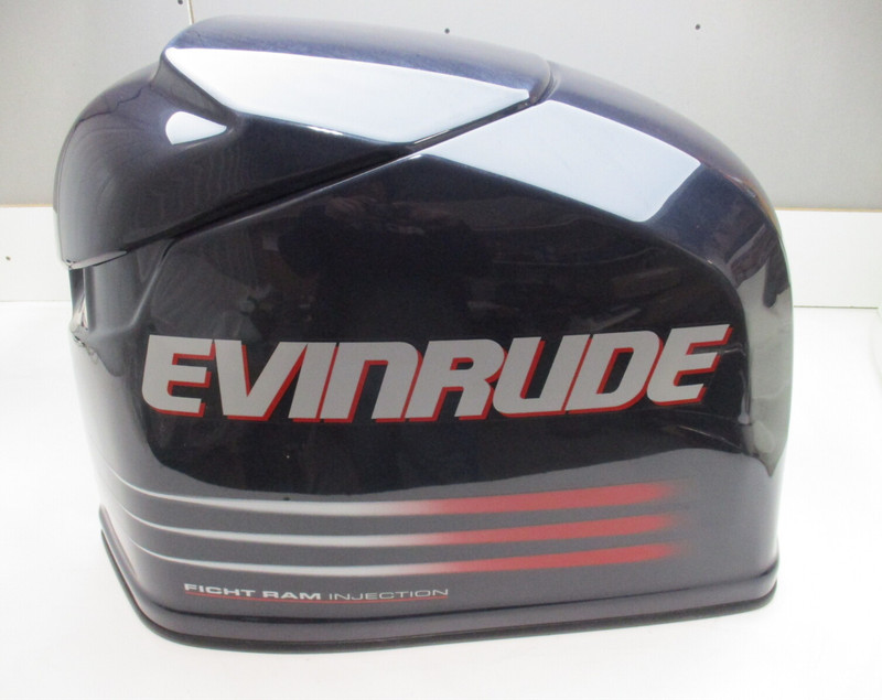 5004956 OMC Johnson Evinrude Outboard Top Cowling Hood Engine Cover 225 HP V6