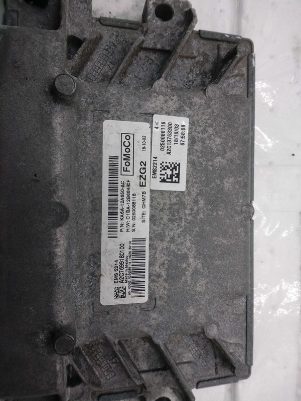 2019 Ford Fiesta Engine Control Module ECM KA6A12A650AC Used 84K Miles