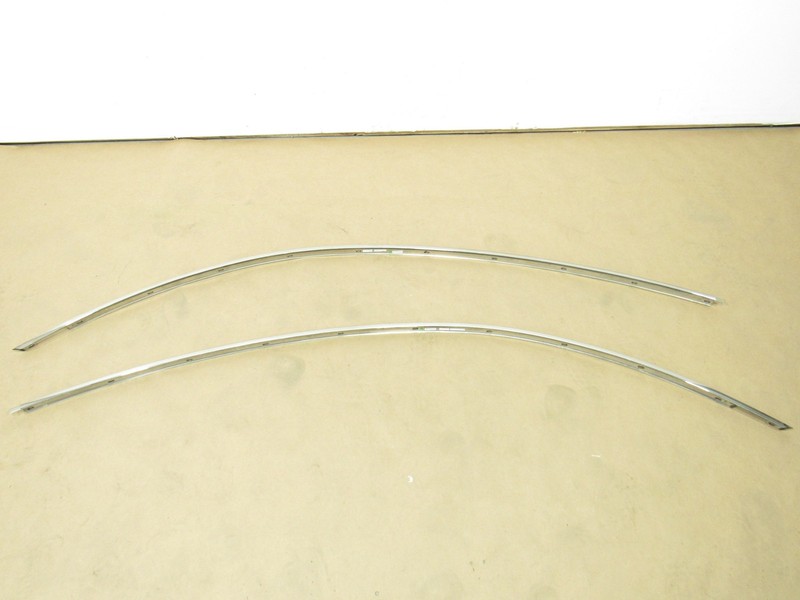 12-18 Bentley Continental GT W12 2015 Right Left Upper Drip Molding Set ;:A