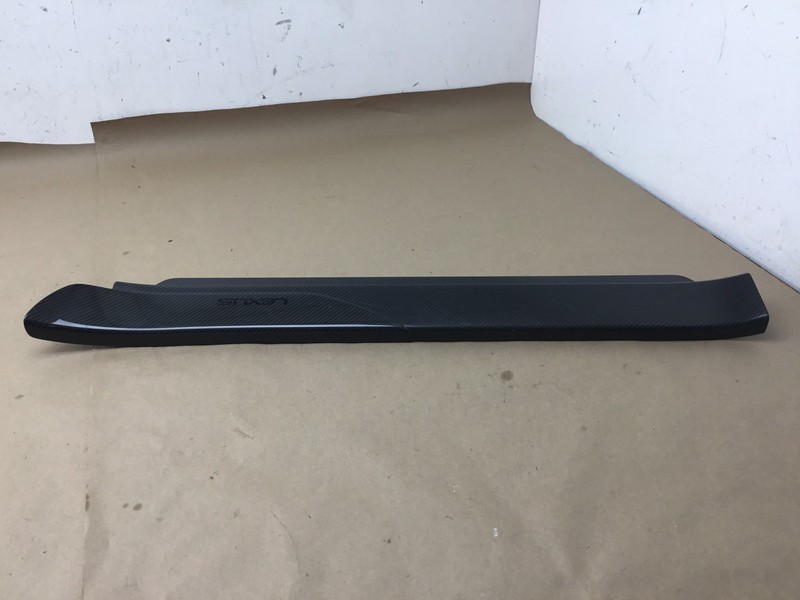 18-21 Lexus LC500 2018 Left Driver Door Sill Scuff Plate Trim Panel Carbon Y2