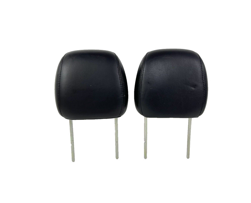 2006-2009 Saab 9-7X Front Seats Headrests Leather Black Set of 2 OEM