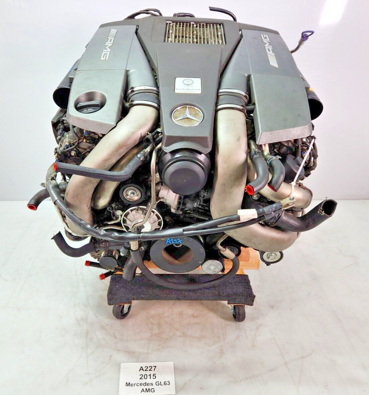 ✅ 14-16 OEM Mercedes X166 GL63 AMG AWD 5.5L V8 M157 Engine Motor Long Block 108k