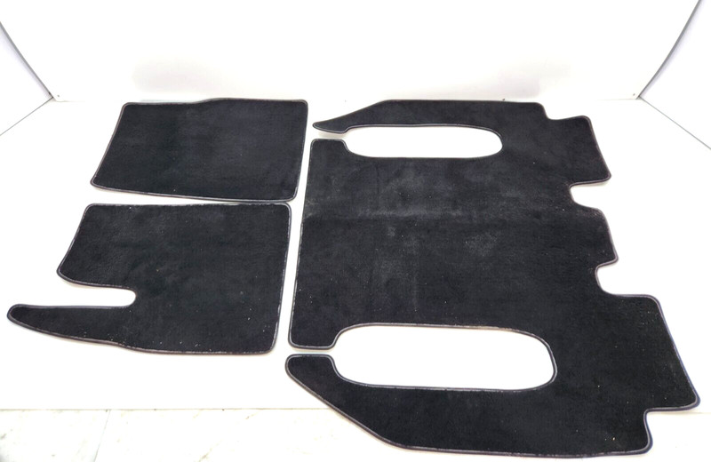 ✅ 2021-2023 OEM Tesla Model X Front Rear Carpet Floor Mat Black SET