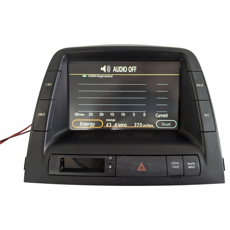 TOYOTA PRIUS Dash Screen Multi Display Information w/o JBL OEM 2006 - 2009