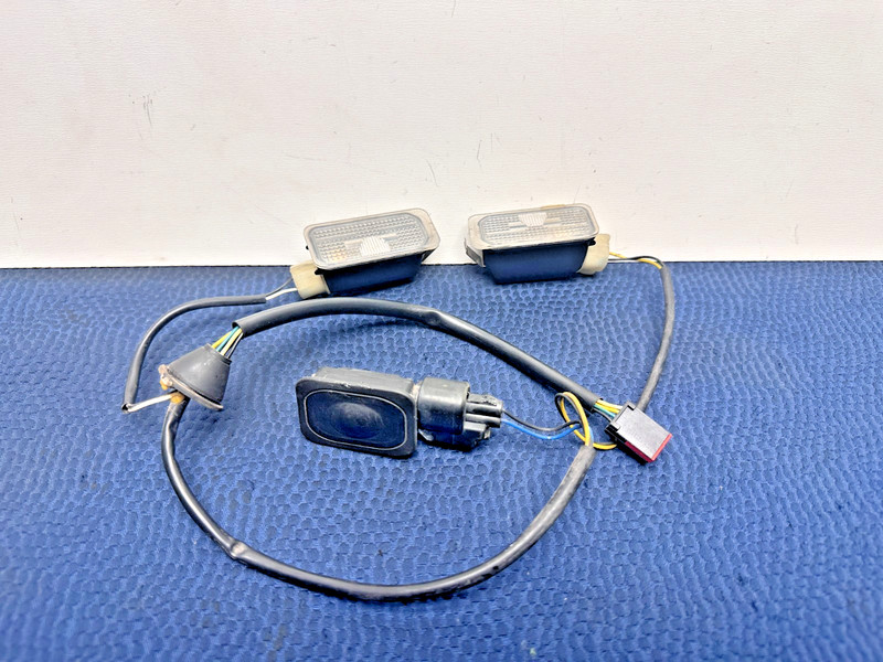 09-11 Jaguar XF XFR X250 Rear Left Right Trunk License Plate Light Lamp SET OEM
