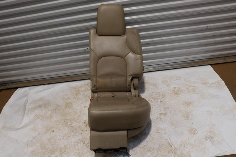 2012 NISSAN PATHFINDER REAR 2ND SECOND ROW LEFT SIDE SEAT LEATHER TAN OEM
