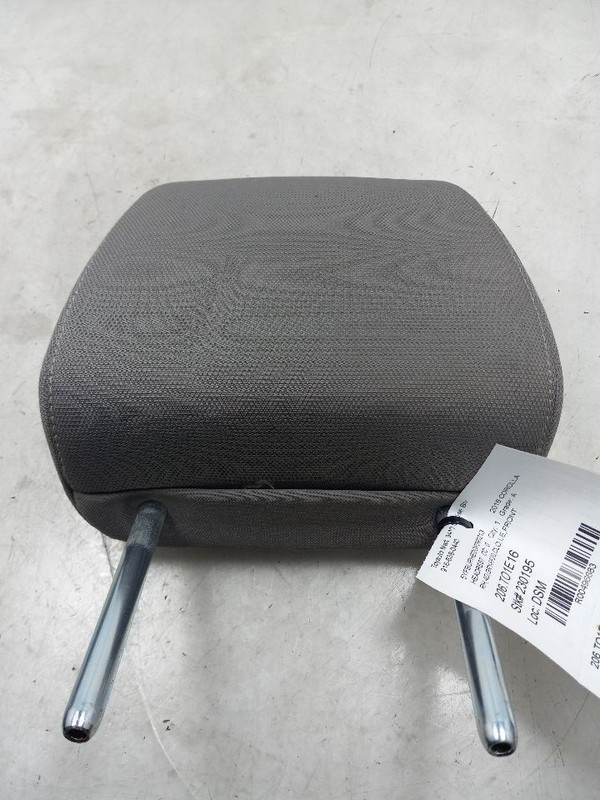 16 TOYOTA COROLLA LE FRONT PASSENGER RIGHT HEADREST CLOTH GRY-FF20