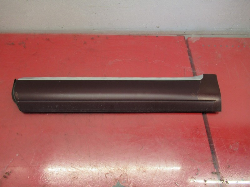 03-10 PORSCHE CAYENNE REAR LEFT DRIVER SIDE EXTERIOR DOOR MOLDING TRIM RED OEM