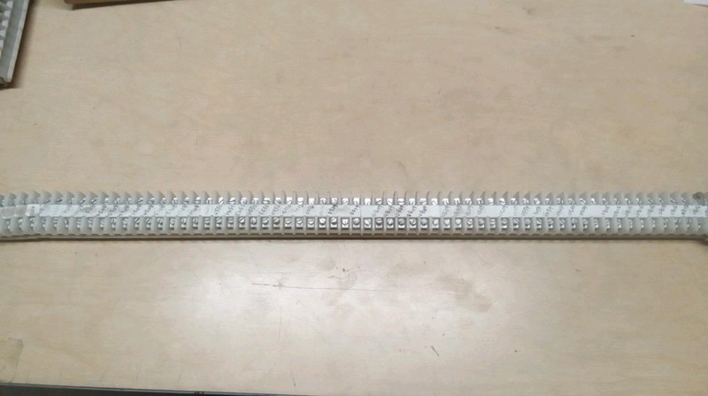 Lot Of 65 Allen-Bradley Terminal Blocks On A Strip