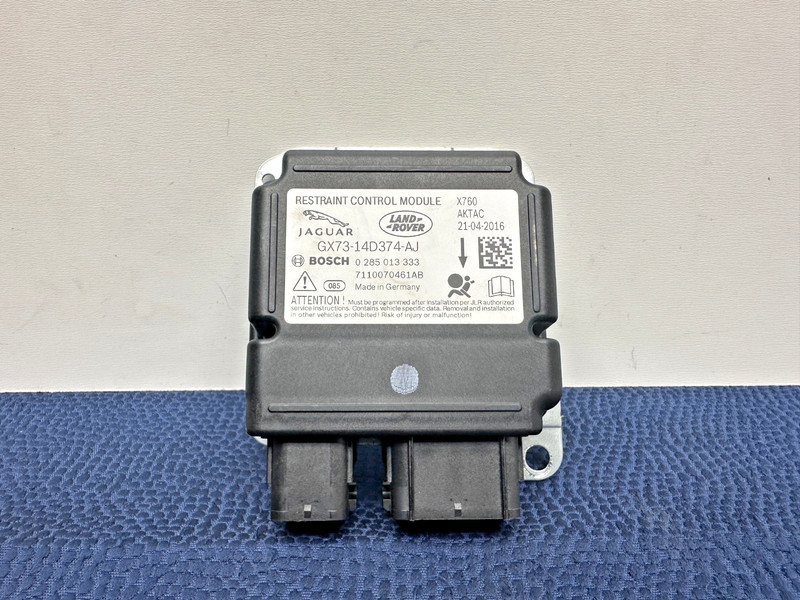 16-17 Jaguar XF F-Pace 35t Safety Restraint Diagnostic Control Module Unit OEM