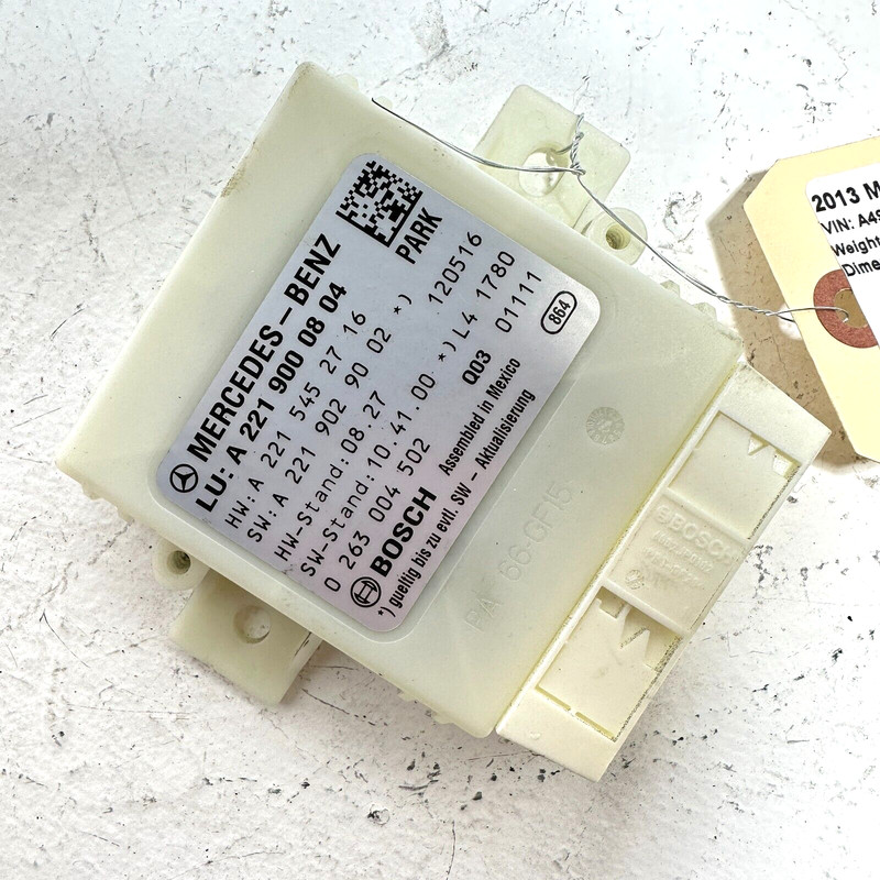 2011-2013 Mercedes Benz S550 Park Assist Parktronic Sensor Module Control OEM