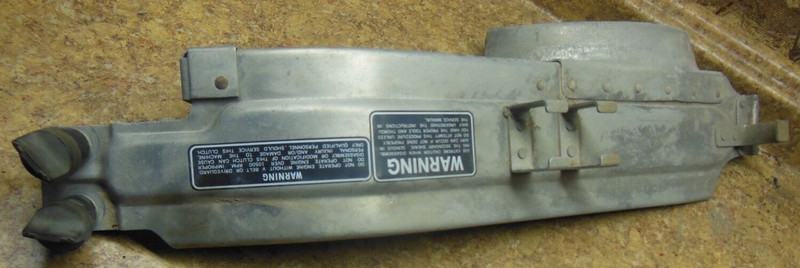 1986 Yamaha VMX540 Vmax VMX 540 Snowmobile Clutch Drive Belt Cover Panel Guard