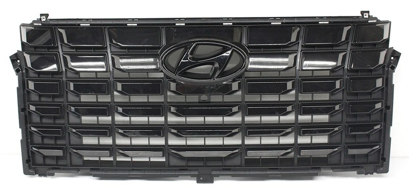 OEM Black Chrome Upper Grille For Hyundai Palisade 86350-S8CD0 (Missing Tabs)