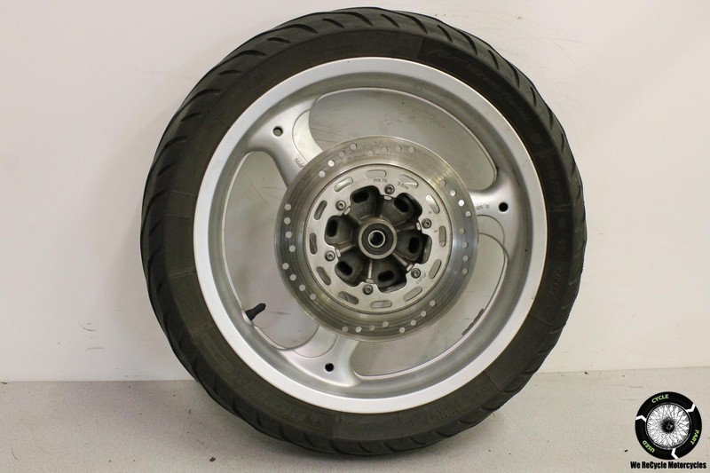 2008 Moto Guzzi Breva 750 REAR WHEEL BACK RIM W TIRE BRAKE ROTOR DISC 08