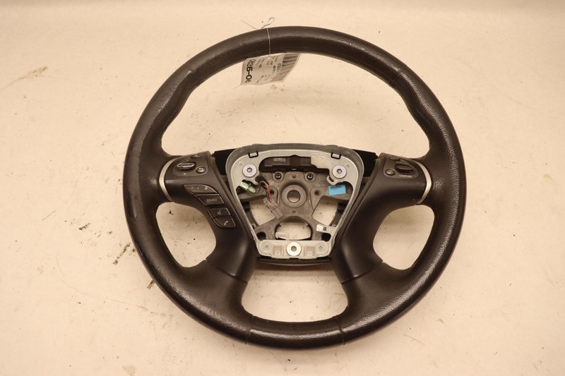 2013 INFINITI JX35 DRIVER STEERING WEEL MULTIFUNCTION LEATHER BLACK OEM