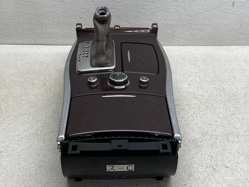 2011-2013 INFINITI M56 M37 CENTER CONSOLE CUP HOLDER SHIFTER ASSEMBLY OEM LOT716