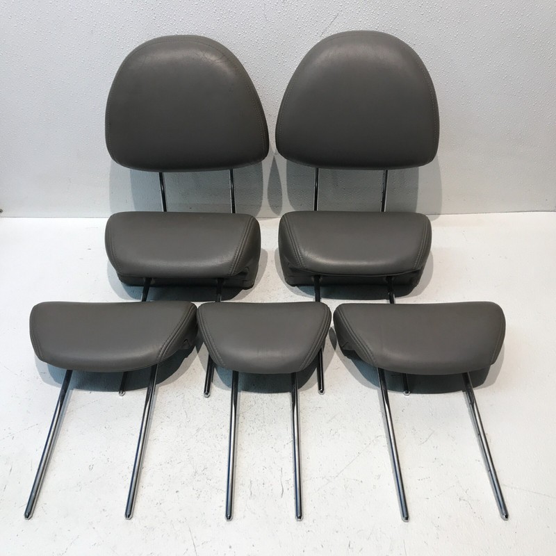 2006-2009 Kia Sedona Headrest Front Rear Left Right SET OF 7 Seat Grey Gray
