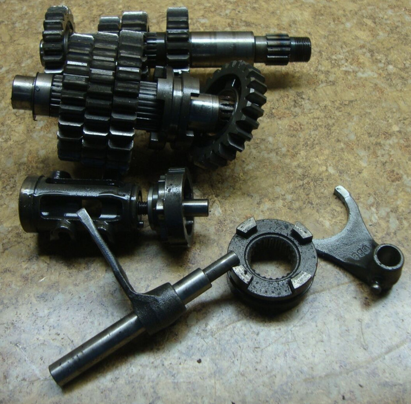 2006 Suzuki RMZ450 RMZ 450 Dirt Bike Engine Transmission Gears Shift Fork Trani