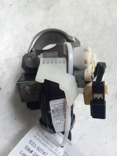 09 10 11 12 13 TOYOTA COROLLA CONVENTIONAL IGNITION SWITCH 532184