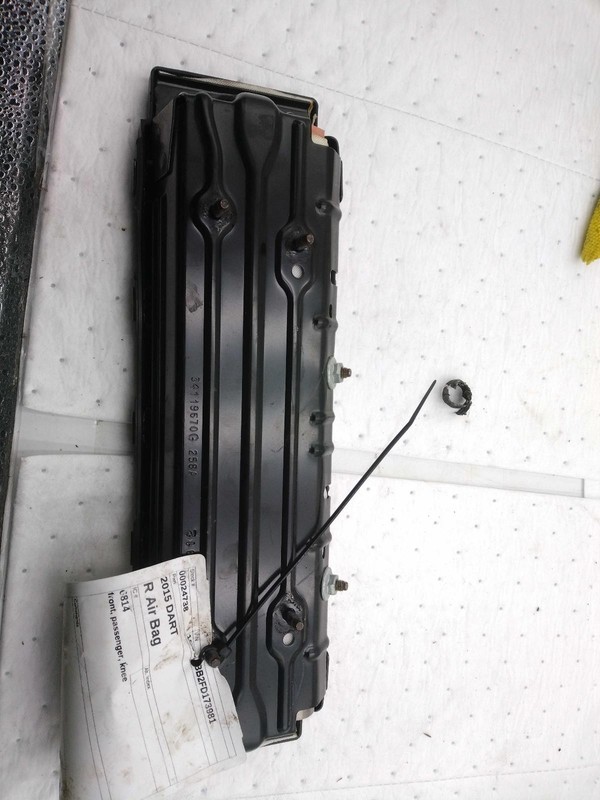 Used Instrument Panel Air Bag fits: 2015 Dodge Dart front passenger knee Grade A