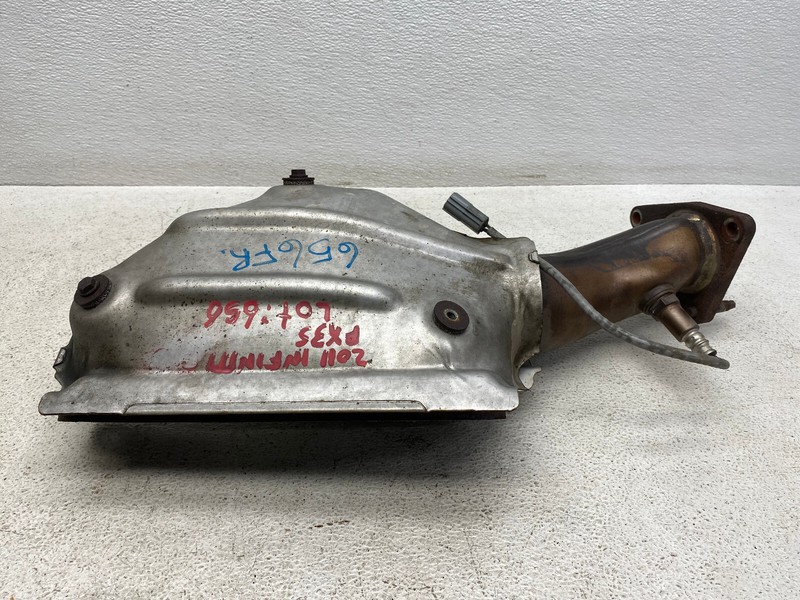 09-12 INFINITI FX35 RIGHT PASSENGER SIDE MUFFLER EXHAUST W/ SHIELD OEM LOT656