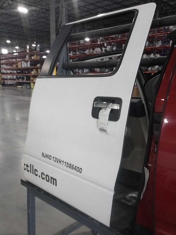 2013 Ford F150 Pickup Rear Left Door White OEM Used 401725 150K Miles