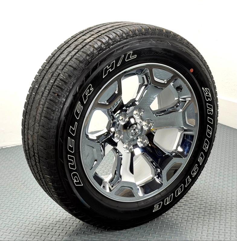 ✅ 19-26 RAM 1500 LARAMIE TIRE 275/55 OEM 20" FACTORY CHROME WHEEL RIM R20 20x9
