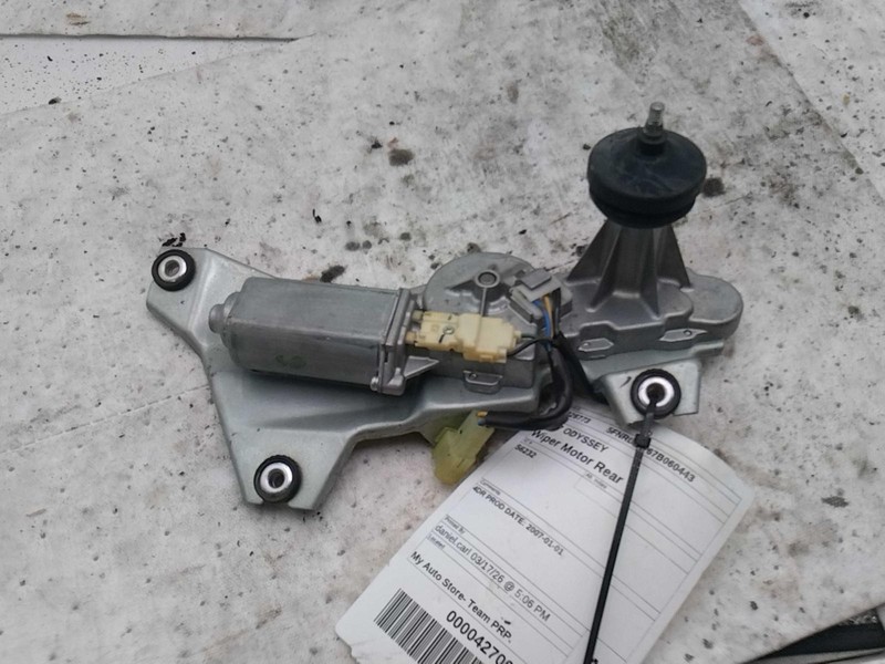 Used Back Glass Wiper Motor fits: 2007 Honda OdysseyGrade A