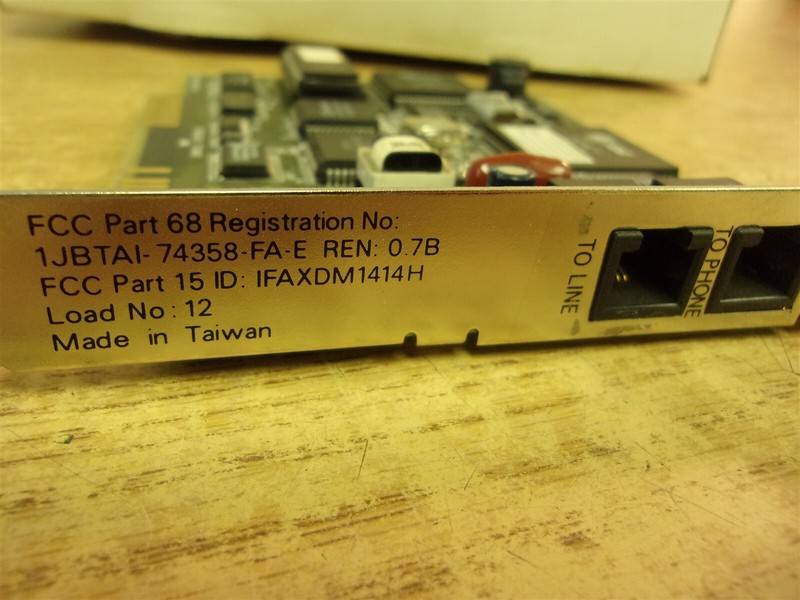 Control Board 1JBTA1-74358-FA-E Ren 0.7B 1FAXDM1414H *FREE SHIPPING*