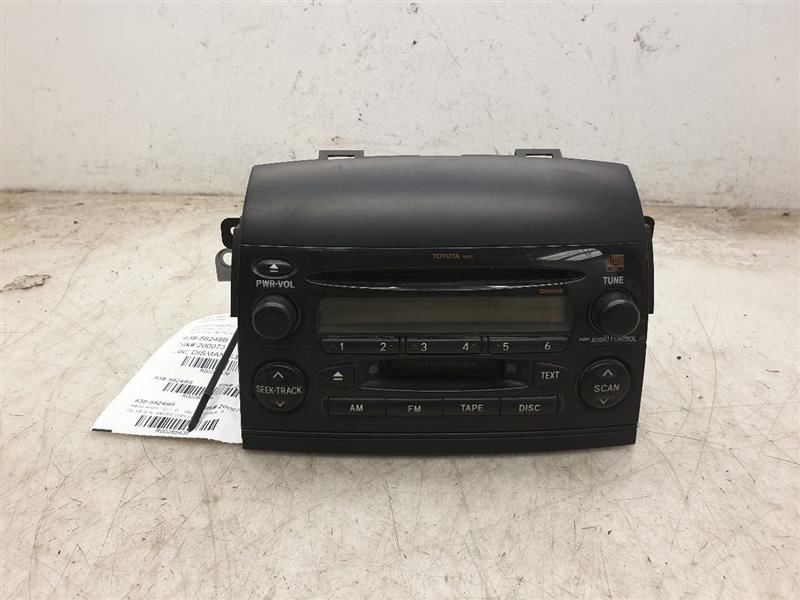 04-05 TOYOTA SIENNA RADIO/STEREO RECEIVER UNIT ASSEMBLY