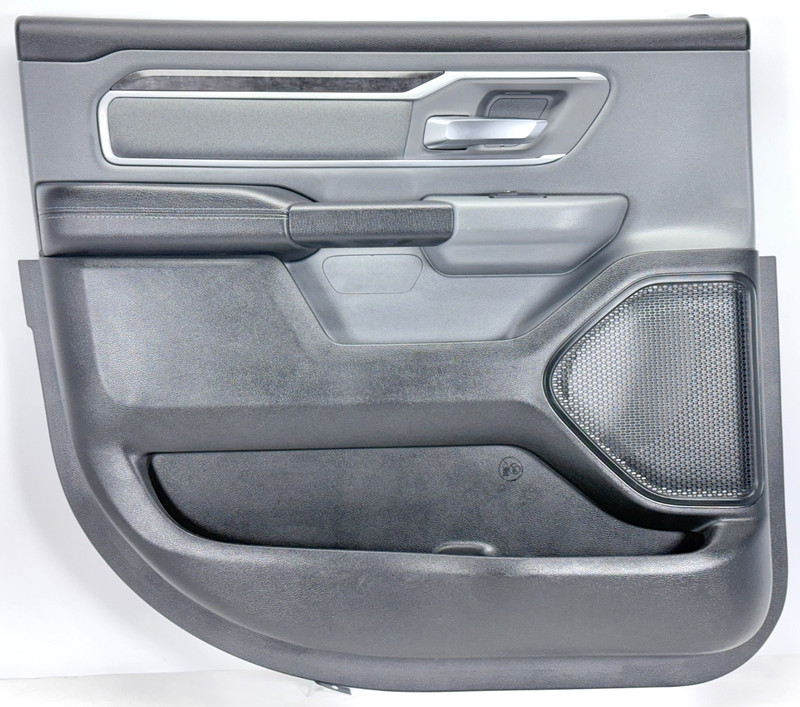 ✅ 2019-26 RAM 1500 5th Gen BIG HORN OEM DOOR PANEL REAR LEFT DRIVER Black Gray