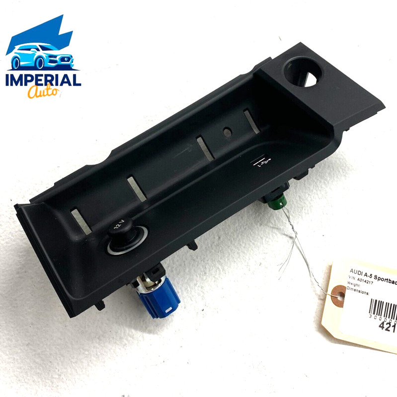 2018-2023 AUDI A5 SPORTBACK STORAGE TRAY COMPARTMENT BOX SHELF POWER OUTLET USB