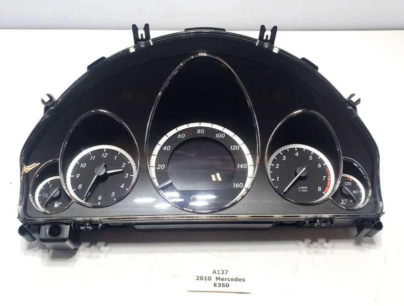 ✅ 2010-2011 OEM Mercedes W207 E350 E550 Speedometer Instrument Cluster Black