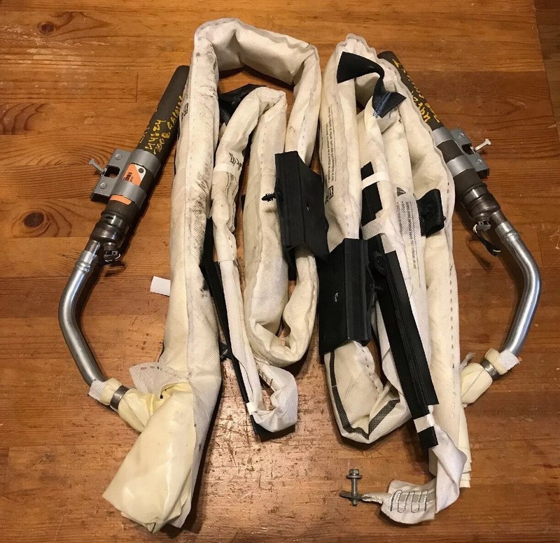 AVALANCHE ESCALADE EXT UPPER CURTAIN ROOF AIRBAG AIR BAG SRS SET LEFT RIGHT SIDE