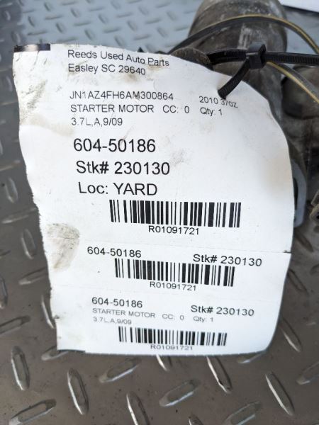 Starter Motor VQ37VHR Fits 09-20 370Z 1091721