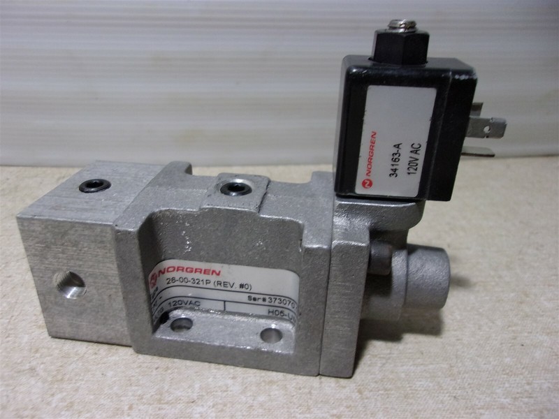 Norgren 26-00-321P 34163A Valve Assembly *FREE SHIPPING*