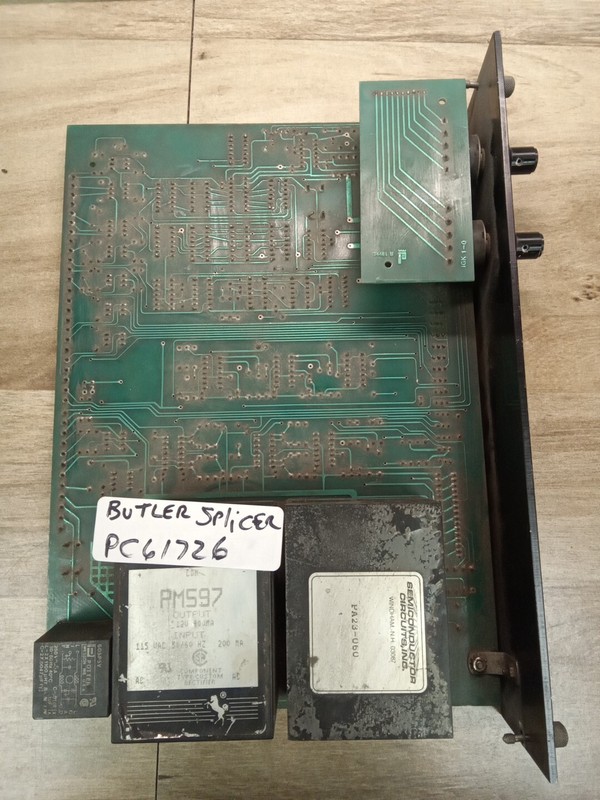 Position & Velocity Board W/ Butler Splicer PC61726 Power Supply & PA23-060